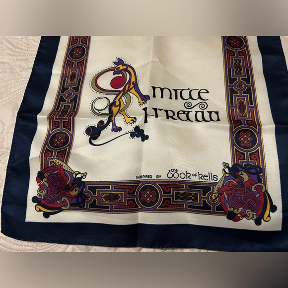 The Book of Kells Irish Scarf long 52” x 12” - Picture 2 of 7